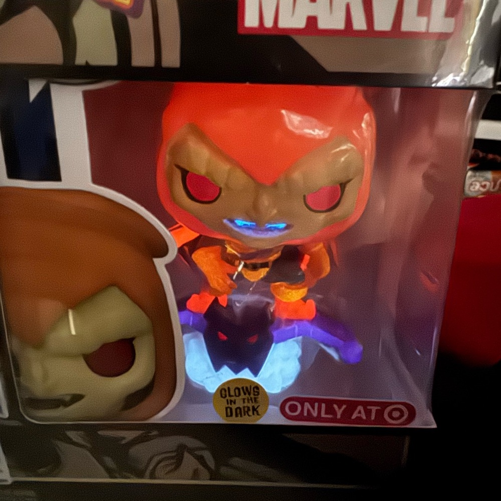 Marvel Orange and Blue Glow Figure